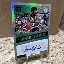 2018-19 Donruss Significant Signatures Paul Silas SILVER AUTO Boston Celtics