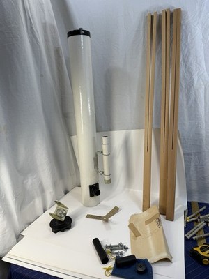 Edmund Scientific 3'' Reflector Telescope Optical Tube Finderscope Wooden Tripod