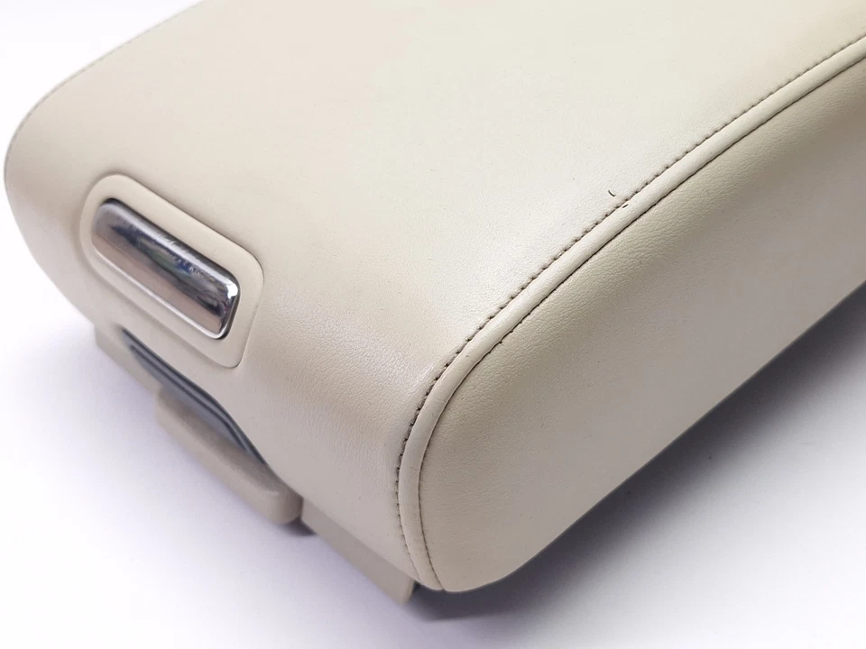 2006-2008 Infiniti FX35 Tan Center Console Armrest Lid Assembly Leather OEM - Image 3 of 4