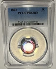 1892 Indian Head Cent 1¢ PCGS PR63BN 🌈 NEON BLUES & REDS PROOF TONER‼️