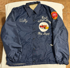 Vintage East Cottage Grove Fire Department Jacket - Size XL - Navy Blue "Wally"