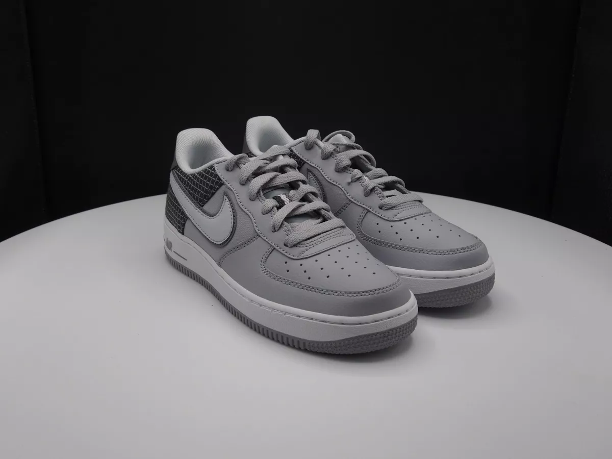 Nike Air Force 1 Low LV8 White Wolf Grey Black (GS)