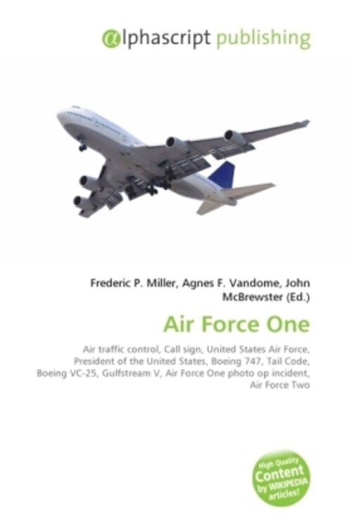 Frederic P. Miller (u. A.) | Air Force One | Taschenbuch | Englisch