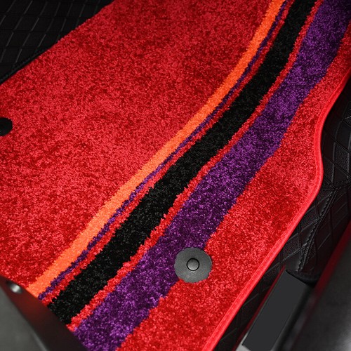 All Weather For 20-2024 C8 Chevrolet Corvette Stingray Floor Mats Luxury Carpet - Picture 12 of 14