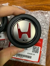 Red&Champagne JDM Steering Wheel Horn Button For Honda Acura NSX EG6 EK9 DC2