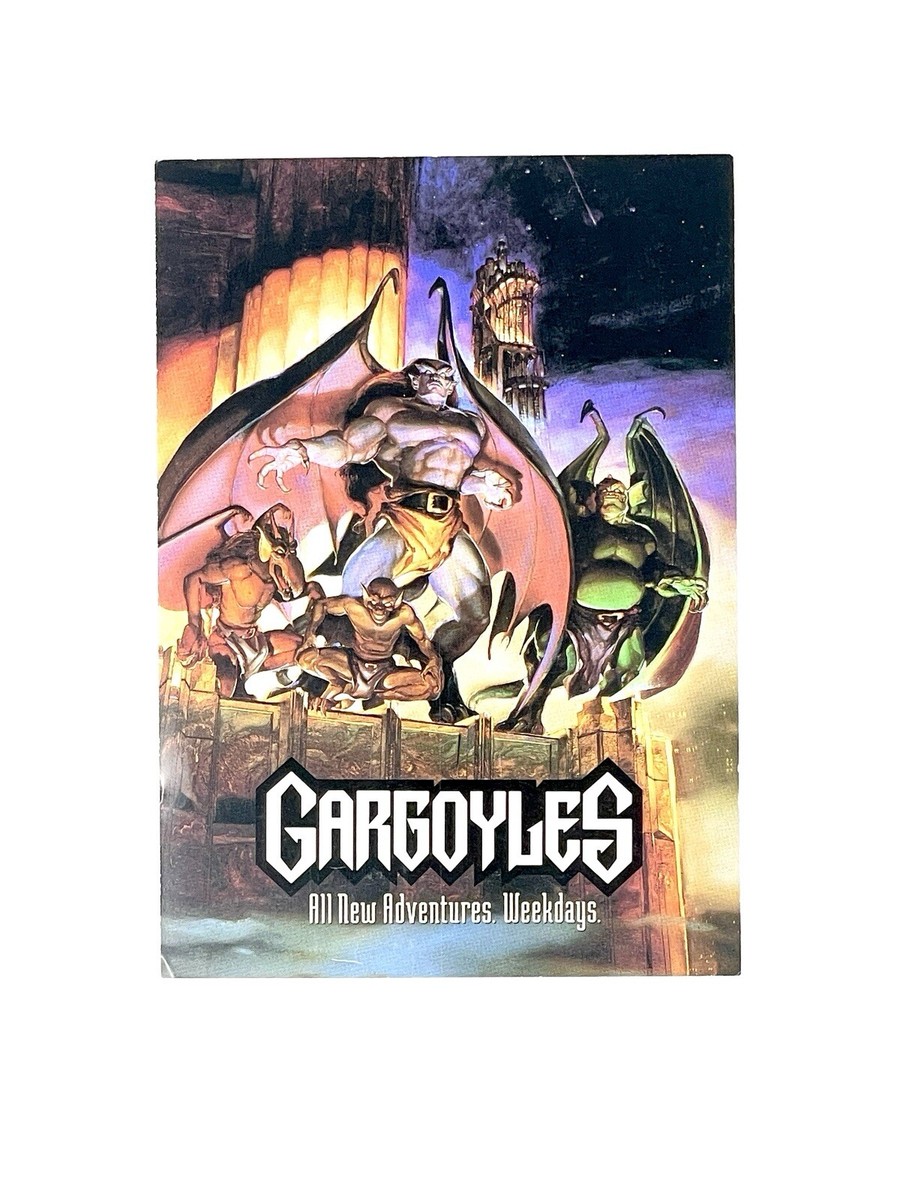 GARGOYLES TV Promo Postcard 1990s Disney Animation Buena Vista