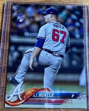 2018 Topps Series 2 A.J. Minter Rookie #514 Atlanta Braves MLB Baseball