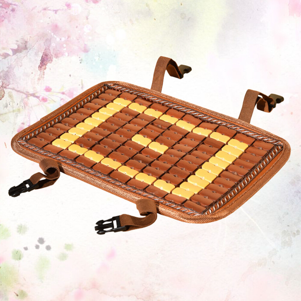 Cojín de asiento con chip de bambú de 1 pieza Cojín de asiento de enfriamiento de verano Cojín de silla transpirable