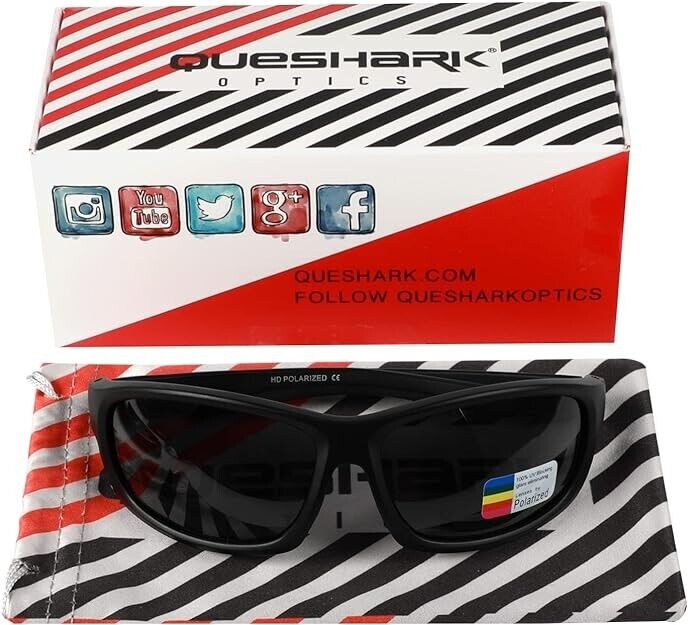 Queshark QE36 Gafas de sol Deportivas Polarizadas UV400 para Hombre