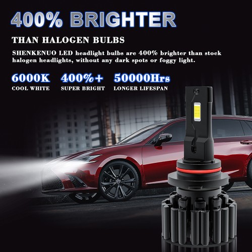 For GMC C1500 K1500 Sierra SLE 1990-1999 4X LED Headlight Bulb High Low Beam F15 - Picture 14 of 14