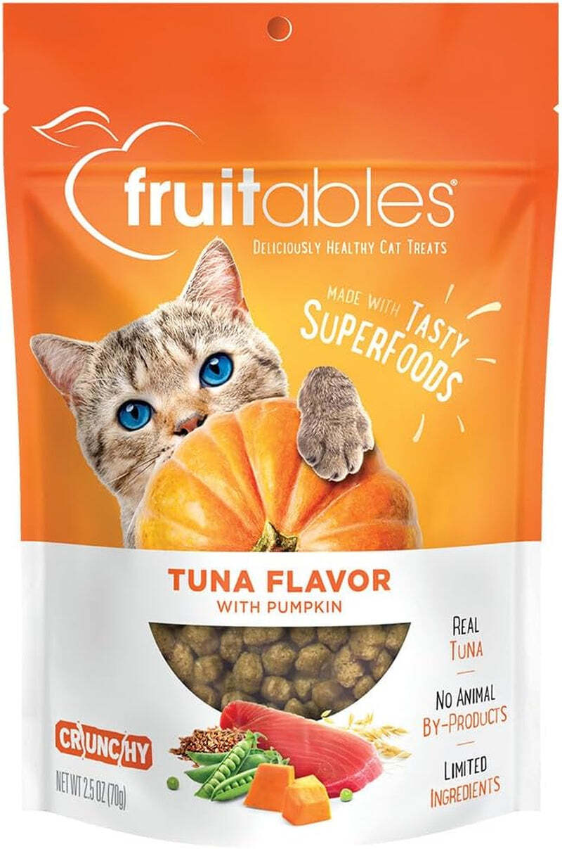 Crunchy Treats for Cats – Healthy Low Calorie Treats Packed with Protein –