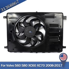 Engine Cooling Fan Assembly for Volvo S60 S80 XC60 XC70 08-17 S60 Cross Country