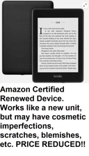 Amazon Kindle Paperwhite 2018 10th Gen 32GB WiFi & CELLULAR Black eBook eReader