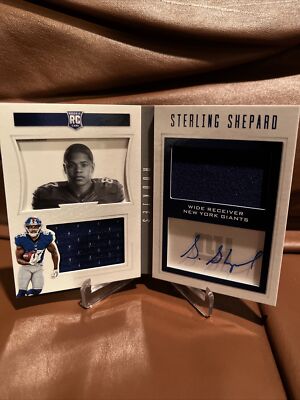 2016 STERLING SHEPHARD RC /199 Auto Playbook Booklet Hand Signed RPA #111