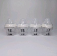 Tommee Tippee Startset voor pasgeborenen Natural Start-glas, anti-koliekflessen, 150 ml en 250 ml, spenen imiteren de vorm van de moederborst met langzame en gemiddelde stroom, zelfsteriliserend