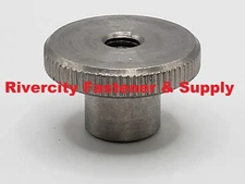 M3-.5 Stainless Knurled Thumb Nuts M3-0.5 Hand Grip Knob Nut 3mm x .5 DIN 466