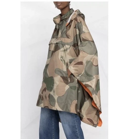 Polo Ralph Lauren Big Pony Water Resistant Women’s Camo Rain Poncho Sz S/XS $498
