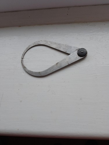 Vintage hand-held caliper for motor shaft diameter measuring etc. - Picture 6 of 7