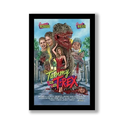 TAMMY AND THE T-REX - 11x17 Framed Movie Poster by Wallspace
