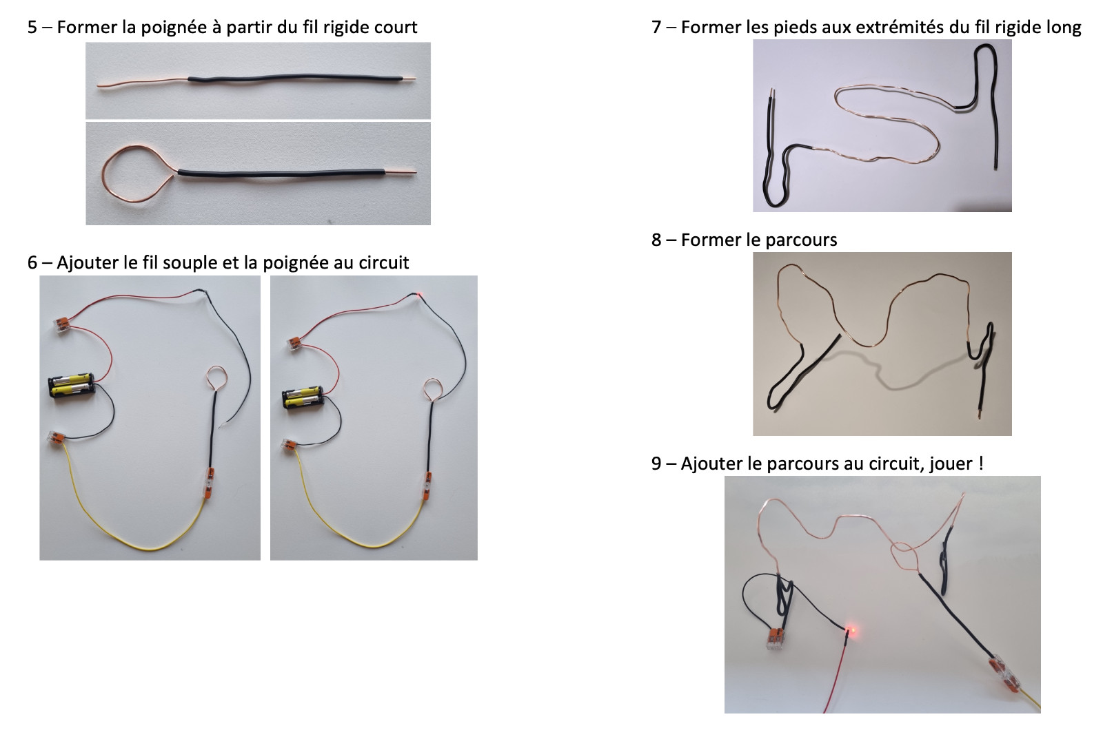 Kit electronique découverte éducatif à 10 composants DIY