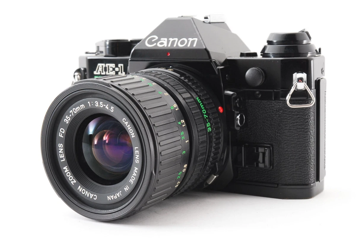 Canon AE-1 Program Canon ZOOM LENS FD 35-70mm F3.5-4.5 [Exc] From Japan E439