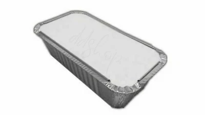 MAJESTIC Mitnehmen Einweg Aluminiumfolie Lebensmittel Backpfannen Tablett Behälter mit Deckel