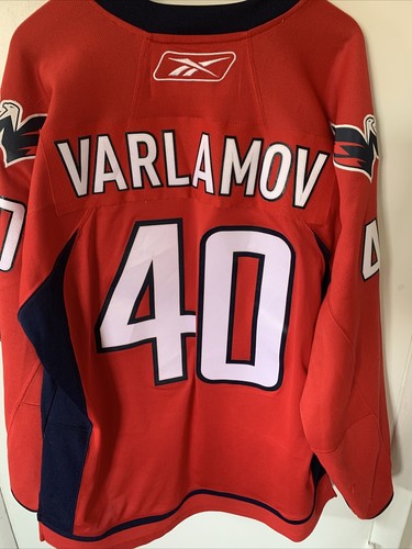 XL Varlamov Washington Capitals Hockey 