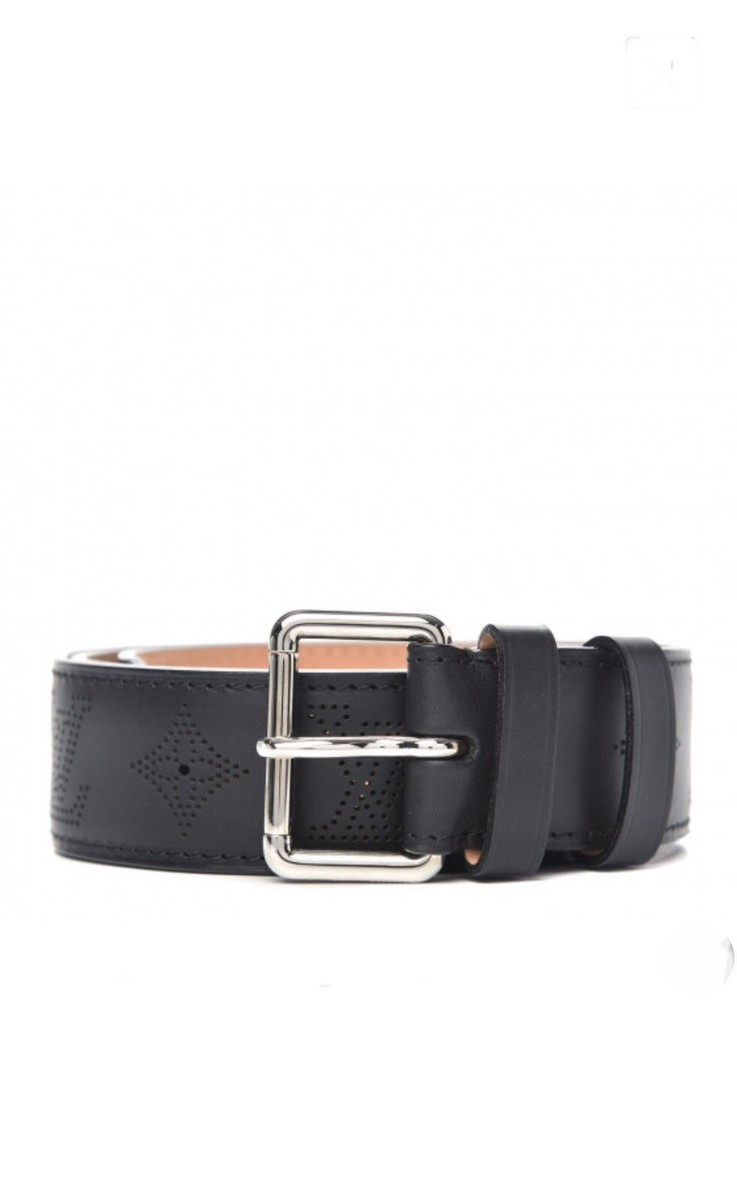 Louis Vuitton Mahina Black Belt (size 95cm/38in) Louis Vuitton Mahina Black Belt (size 95cm/38in) · Whatnot  main image 2