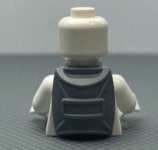 LEGO Dark Bluish Gray Minifigure Thin Backpack Parachute Bag 12897 Series 27