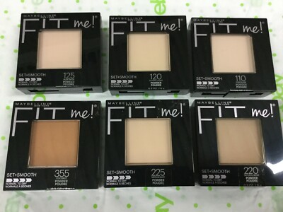Maybelline New York Fit Me! Set + Smooth Pressed Powder 0.3 Oz. Choose Shade NEW
