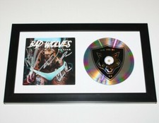 BAD WOLVES BAND SIGNED FRAMED N.A.T.I.O.N. CD COVER w/COA TOMMY VEXT DISOBEY