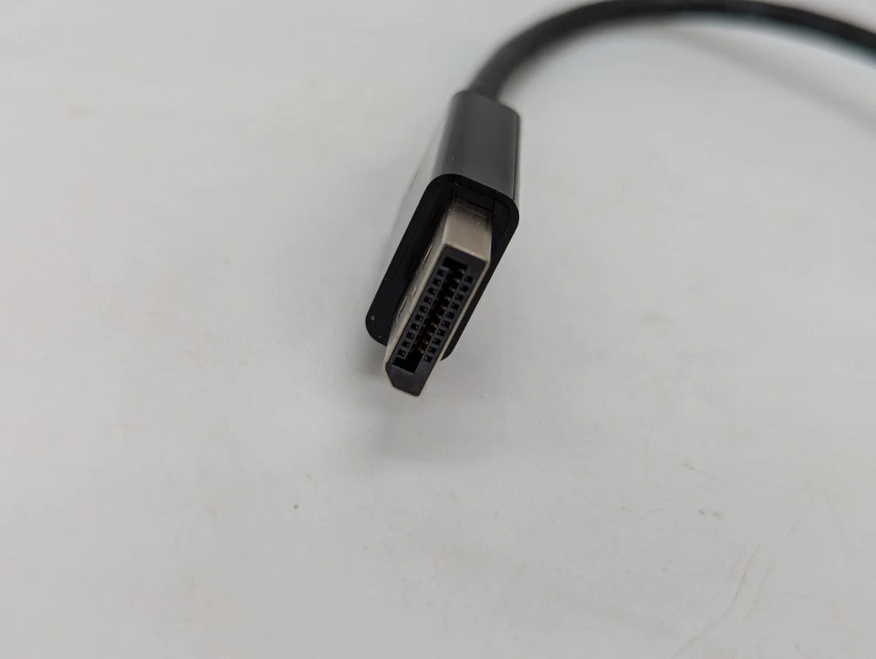 Amazon Basics DisplayPort to HDMI adapter cable 4K @ 60Hz adaptor lead black - Image 3 of 4