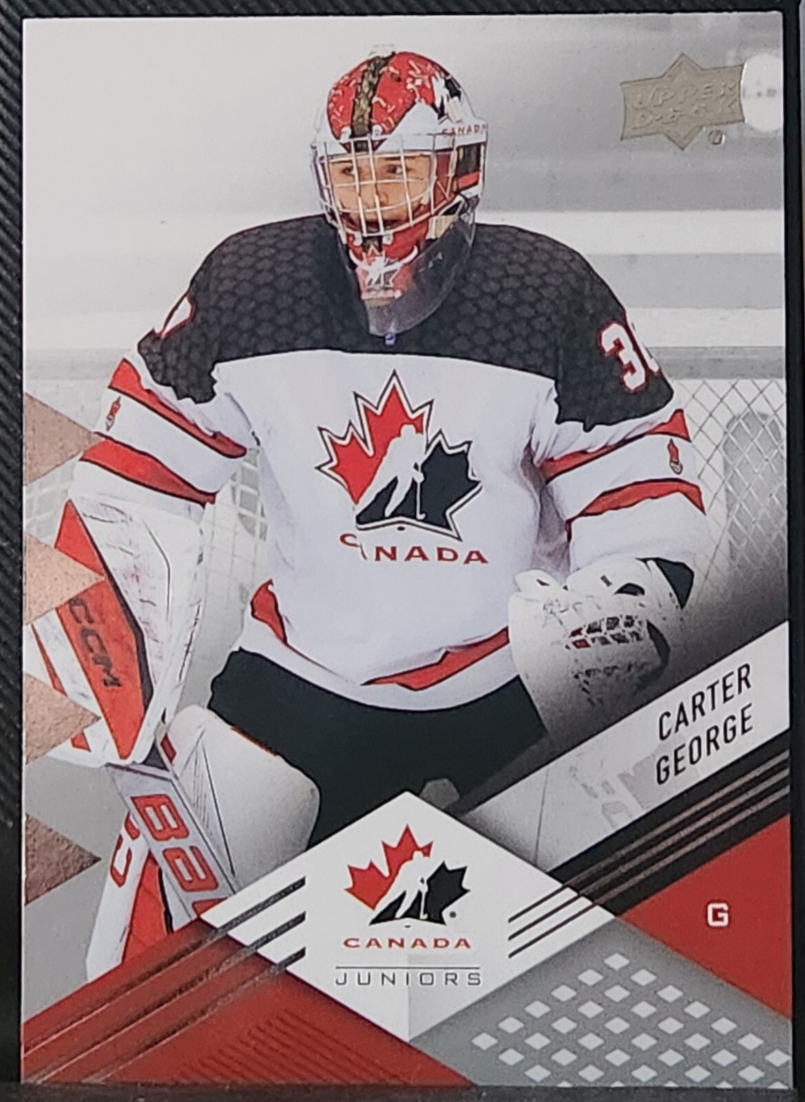 2024-25 Upper Deck Team Canada Juniors Carter George #62 Hockey Card