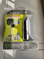 IOGEAR USB 2.0 Hi-Speed Card Reader Model-GFR901SD SD/MMC New