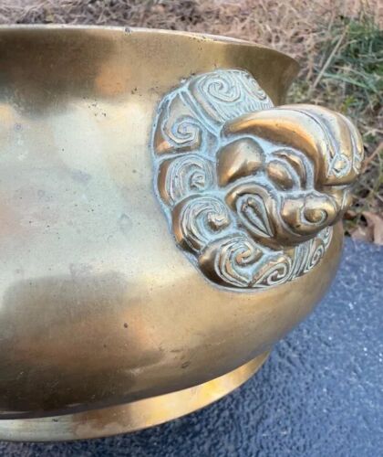 Large Antique Chinese Early 1900s Bronze Incense Burner with Xuande Mark - Picture 7 of 22