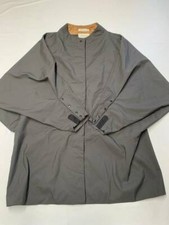 Womens Man.tis Brand Gray Snap Button Kimono Jacket Sz S-m Usa