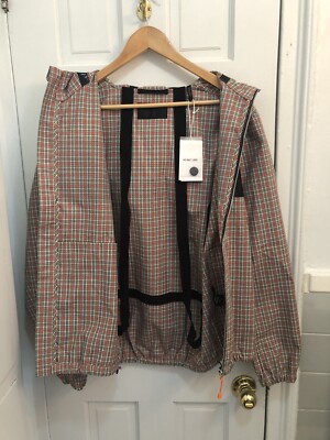 Helmut Lang Men Techno Plaid W.R Zip Front Jacket Size S | eBay