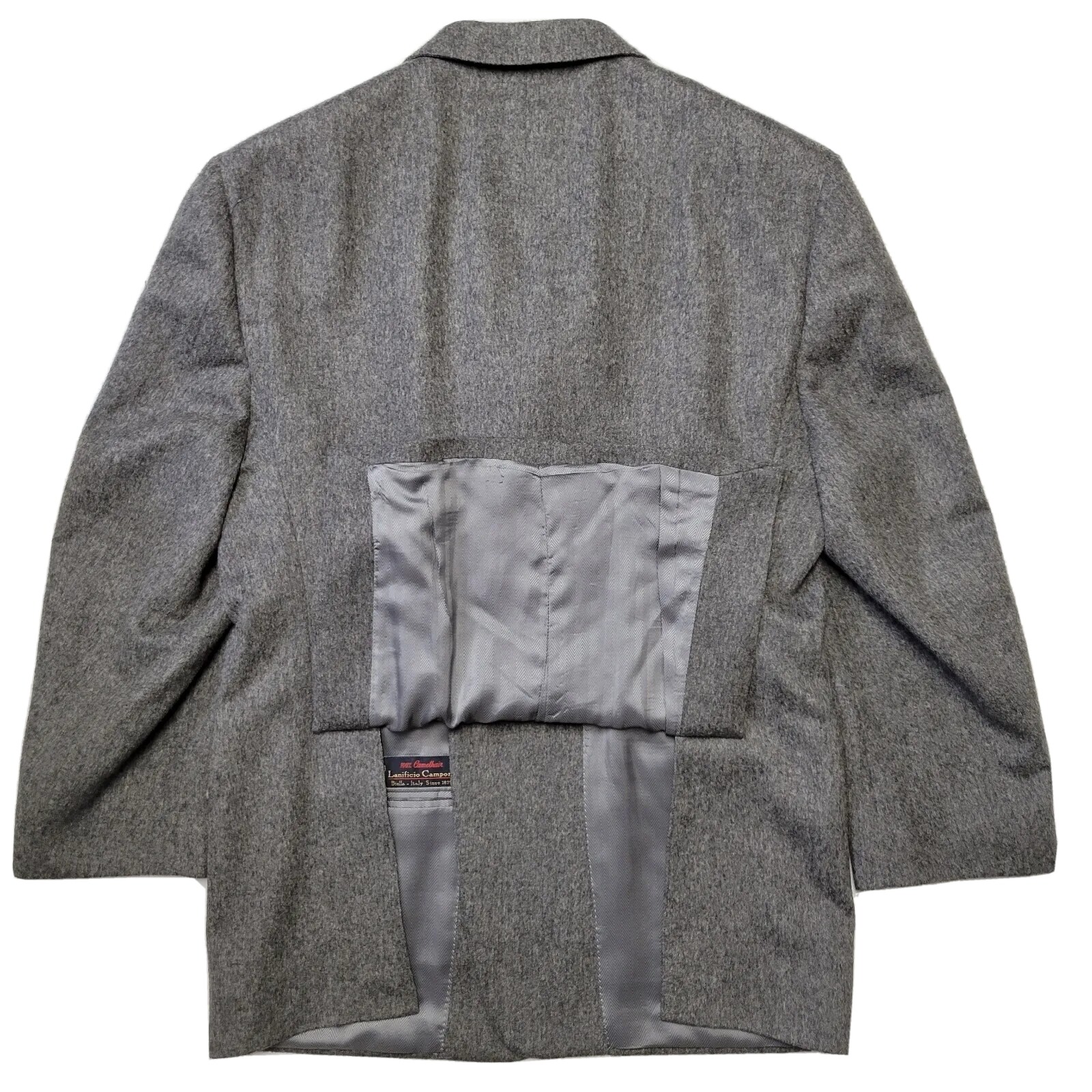 JOSEPH ABBOUD Size 46R Gray 100 CAMELHAIR Blazer Men's Sport Coat Made In Italy eBay