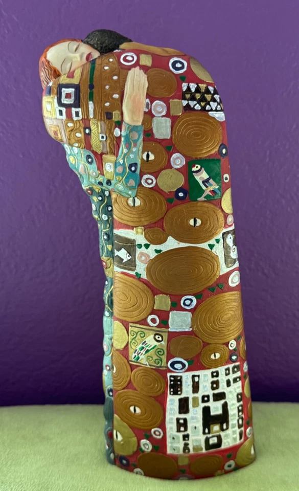 Gustav Klimt EL CUMPLIMIENTO Licenciado Museo Arte Escultura Estatuilla Estatua 9" H Foto 3 de 4