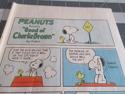 Peanuts Good Ol' Charlie Brown by Schulz Sunday comic Strip 5/16