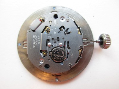Miyota cal. JS20 chronograph watch movement & dial - running