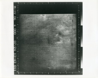 Mariner IV, Mars Surface Photo #6, Zephyria Region (1965), Original JPL Photo