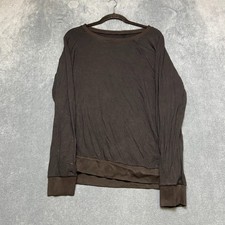 VTG Sweatshirt Womens Large Black Crew Neck Raglan Long Sleeve Pullover Classic