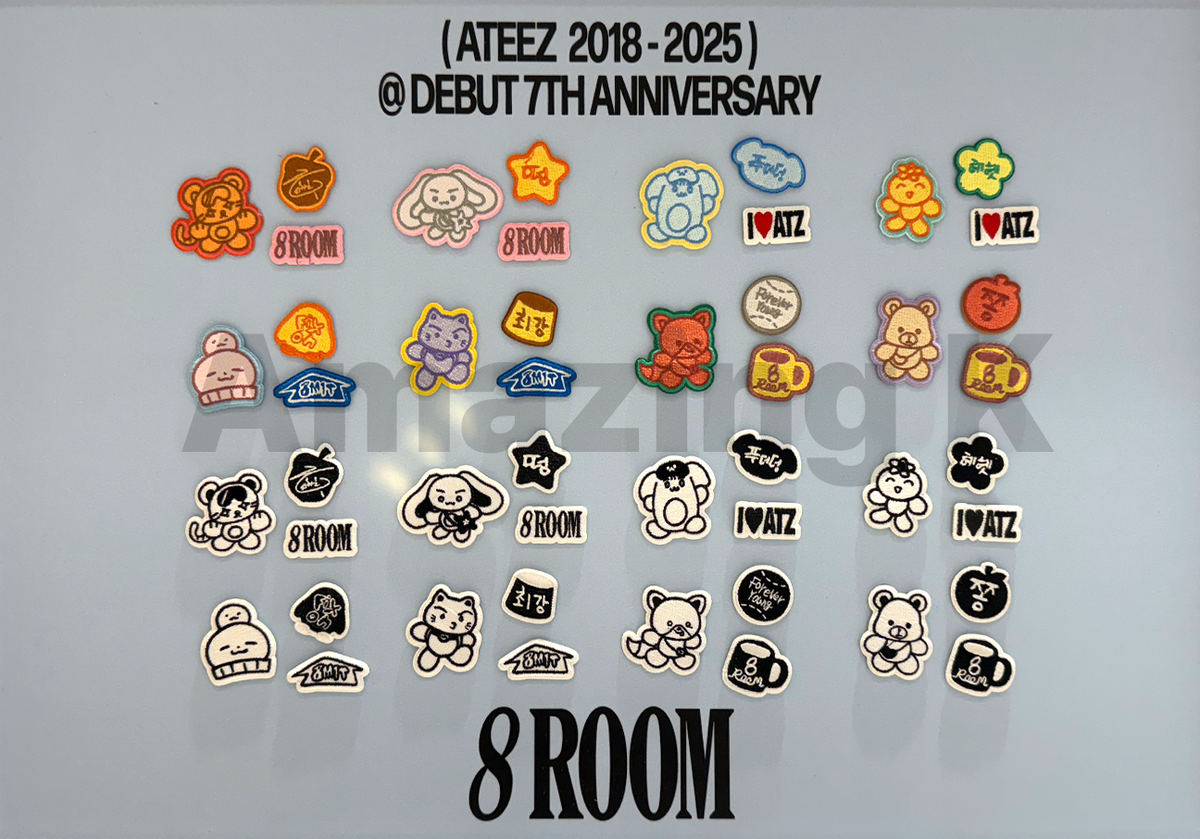 ATEEZ 7th Anniversary Official POP-UP 8ROOM Gacha Zone Random