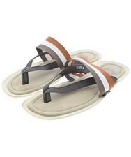 Orobianco Sandals BrownxWhite M Approx. 25cm 2200644971027