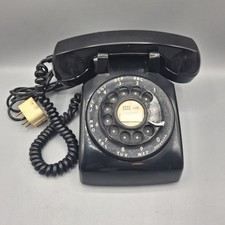 Western Electric Black Rotary Dial Phone, G1 Handset Bakelite 4pin plug Made USA