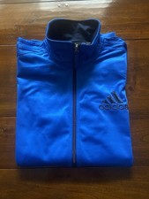 adidas Climalite Track Jacket - Blue - Medium - Used