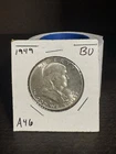 1949 50c Franklin Silver Half Dollar-BU
