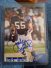1996 Pro Line Jack Del Rio Auto Autograph SP NNO Minnesota Vikings 🔥