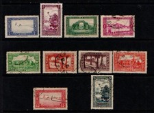 Algeria 1936 Scenes Views to 75c SG107-12, 116, 118, 120, 122 MNG/Mint/Used